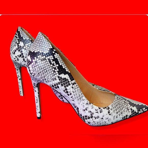 Mix No. 6 Snakeskin High Heel Pumps - Picture 9 of 16